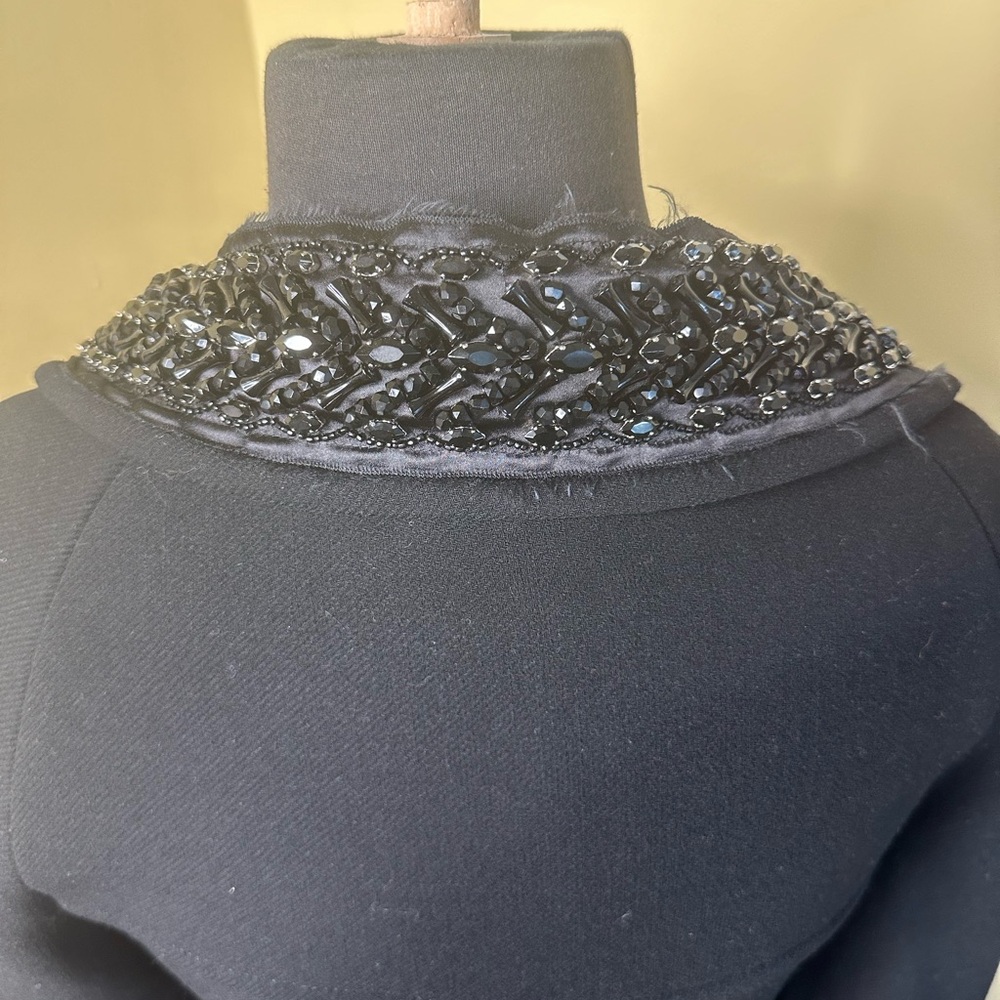 Prada Wool Coat With Black Crystals - Authentic - image 4